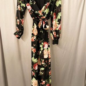 Floral print maxi dress from Dillard’s